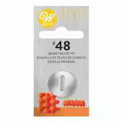 Wilton Decorating Tip Basketweave #48