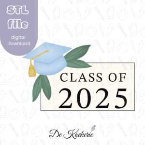 Plaque Afstudeerhoedje STL-Bestand