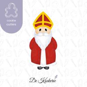 Koek uitsteker in de vorm van Sinterklaas.