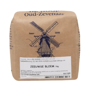 Molen De Hoop Zeeuwse bloem voor het bakken van koekjes, speculoos en ander gebak.