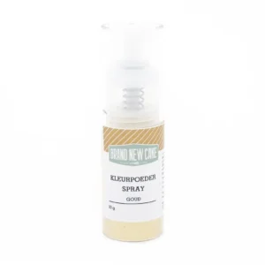 Brand New Cake Eetbare Kleurpoeder Spray Goud 10 gram. Voor het decoreren van koekjes, cupcakes en taarten.